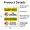 Signmission No Firearms By City Bilingual OSHA Security Notice Sign, Vinyl Decal, 5in W x 7in L, 2PK OS-2PACK-SN-D-57-L-11603 - alternate 3